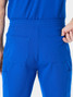 Back view of the Spirit Scrubs men's straight leg scrub pant #UOB609 in royal.