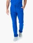 Front view of the Spirit Scrubs men's straight leg scrub pant in royal (style #UOB609)