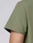 Sleeve detail of Healing Hands Quest Men's 1-Pocket Tuck-In V-Neck Scrub Top HH758 in Olive