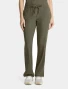 Front view of Healing Hands Quest Women's Mid Rise Straight Leg Scrub Pant HH153 in Olive