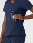 WINK Nurtur Women's 3-Pocket V-Neck Scrub Top 6180