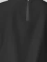 Back neck zipper detail of Healing Hands Quest Women's Crew Neck Scrub Top HH00043 in Black