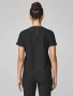Back view of Healing Hands Quest Women's Crew Neck Scrub Top HH00043 in Black