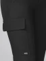 Cargo pocket detail of Healing Hands Quest Women's Tapered Trouser Scrub Pant HH00044 in Black