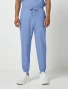Front view of Cherokee Workwear Originals Ultra Men's Drawstring Jogger Scrub Pant CK00035A in Ciel