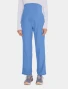 Front view of Cherokee Workwear Originals Ultra Women's Maternity Straight Leg Cargo Scrub Pant CK118A in Ciel
