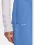 Cargo pocket detail of Cherokee Workwear Originals Ultra Women's Maternity Straight Leg Cargo Scrub Pant CK118A in Ciel