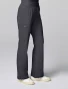 Right side view of Cherokee Workwear Revolution Women's Mid Rise Flare Cargo Scrub Pant CK00039 in Pewter