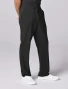 Side view of Healing Hands HH Works Men's Mid Rise Zip Fly Straight Leg Pa Scrub Pant HH00052 in Black