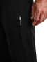 Side pocket detail of Healing Hands HH Works Men's Rafael Mid Rise Zip Fly Jogger Scrub Pant HH054 in Black