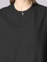 Neckline close-up of Healing Hands HH Works Women's Dolman Scrub Top HH00050 in Black