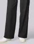 Front view of Healing Hands HH Works Women's Wide Leg Scrub Pant HH00045 in Black
