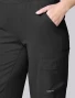Cargo pocket detail of Healing Hands HH Works Women's Wide Leg Scrub Pant HH00045 in Black