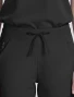 Drawstring waistband close-up of Healing Hands HH Works Women's Rhea Jogger Scrub Pant HH050 in Black