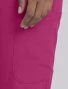 Pocket 2 detail of Med Couture Amp Women's High Rise 4-Pocket Flare Scrub Pant MC104 in Pink Power