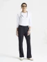 Full-length model view of Grey's Anatomy by Barco Cultivate Women's Spring Scrub Pant GRGP740 in Steel