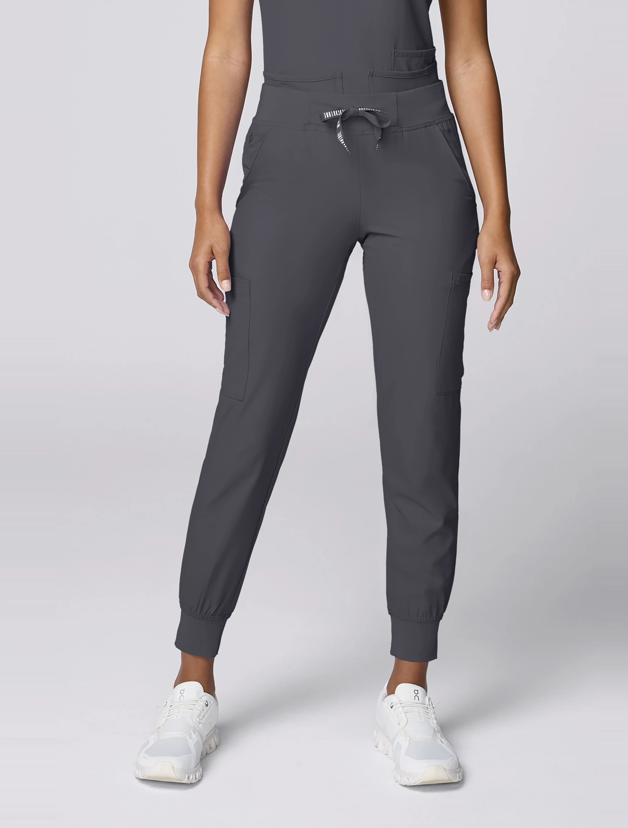 Med Couture Insight Women's Drawstring Cargo Jogger Scrub Pant MC2711