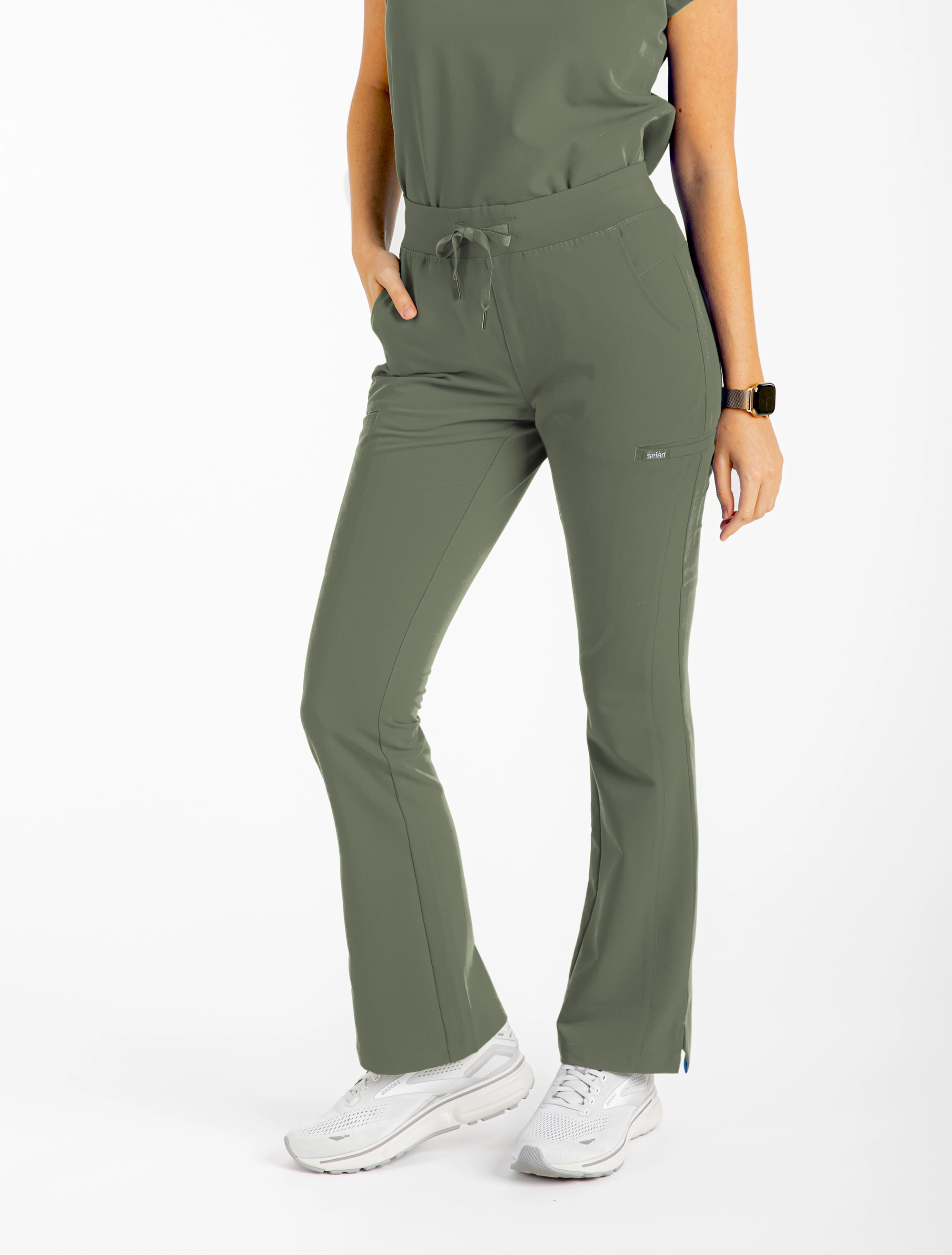 SPIRIT SCRUBS Women's Flare Leg Scrub Pant UOB405