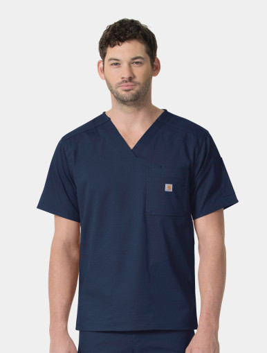 CARHARTT Rugged Flex Ripstop Men's Chest Pocket Scrub Top C16418