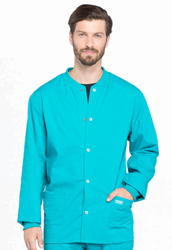 ウェア CHUCK&OAK.34 Cherokee Workwear Professionals Men's Snap Front Jacket #WW360