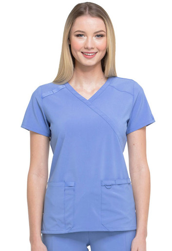 23 RK EXCEL 21x185 DR250RS 36h ブルー Dickies EDS Essentials Women's Mock Wrap Top #DK625