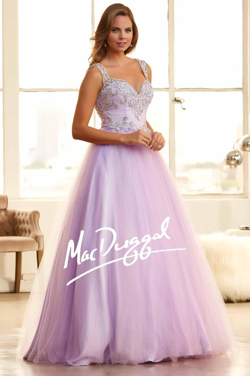 Mac Duggal Peacock Prom Dress