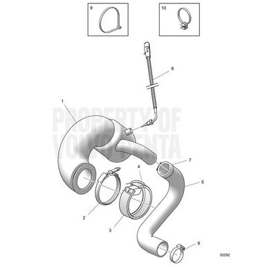 Volvo Penta 21325767 V-Clamp 3807212 3838942