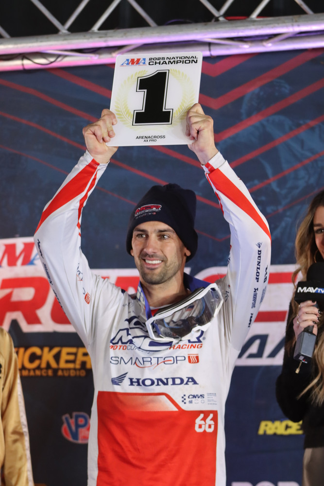 Vince Friese Clinches AMA Arenacross Championship in Prescott Valley, Arizona Vince Friese Clinches AMA Arenacross Championship in Prescott Valley, Arizona