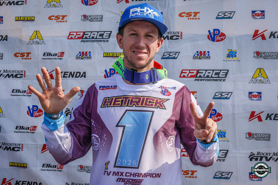 Congratulations Joel Hetrick on your 6x AMA Pro ATVMX Championship!