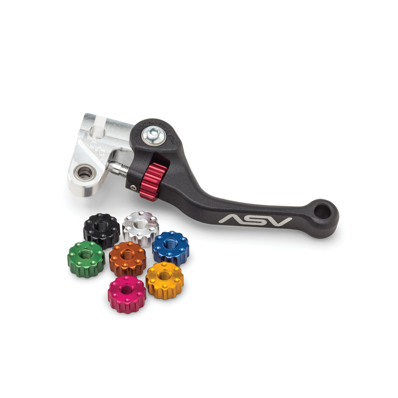 ASV 2pc Dirt Brake and Clutch Reach Adjust Dials Set for F4 or C6