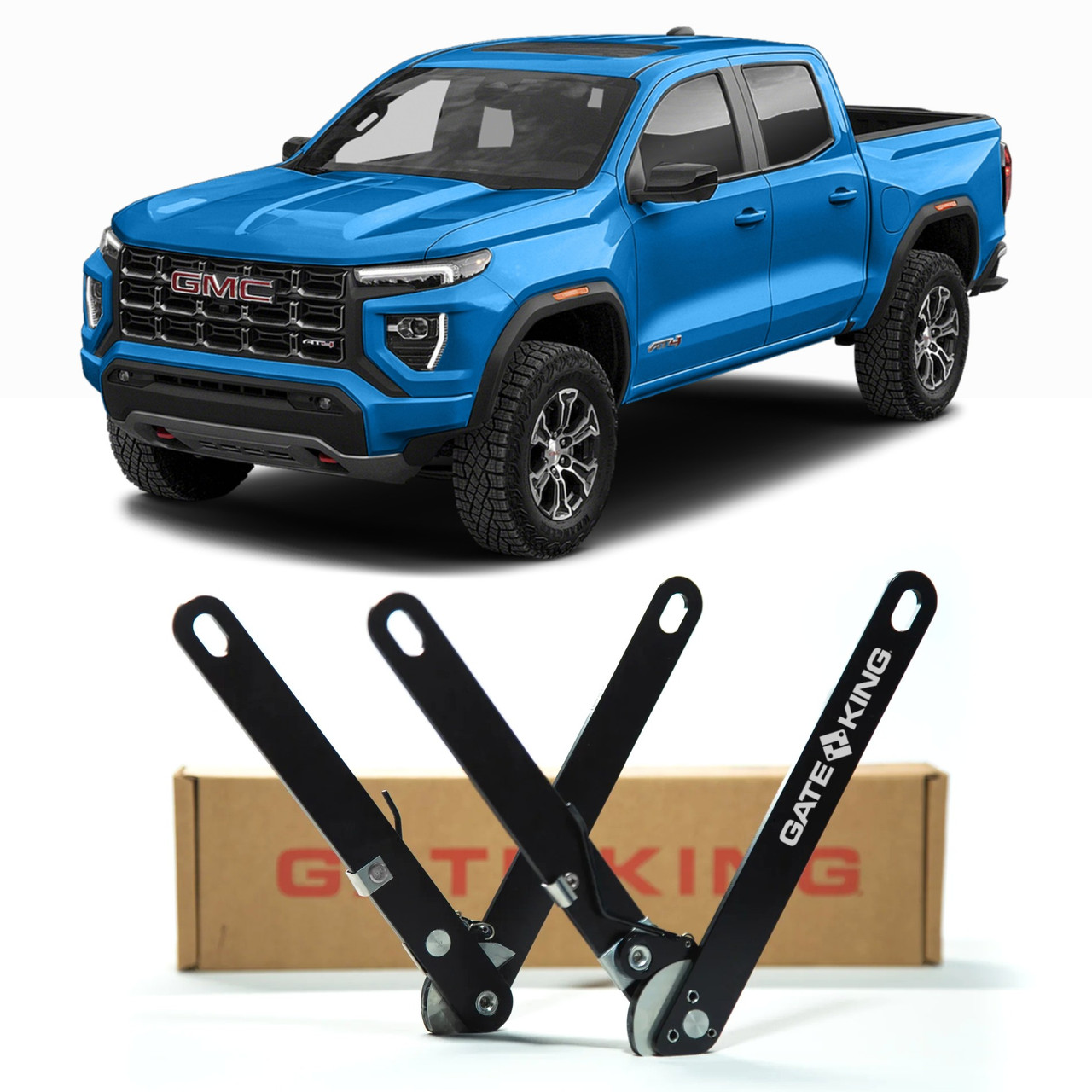 Primered Steel Tailgate Shell With EZ-Lift For 2015-2022 Chevy Colorado & GMC Canyon - Unfinished, Direct Fit Replacement