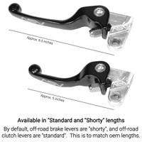 F2 Series Off-Road Clutch and Brake Lever Pair Pack # BCF21506SX