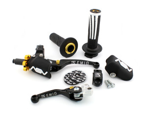 EMIG F4 PRO PACK+ Clutch and Brake Lever Pair Pack for Kawasaki 00-25 KX65, KX85, KX100, KX112 #EMF40106PX EMIG F4 PRO PACK+ Clutch and Brake Lever Pair Pack for Kawasaki 00-25 KX65, KX85, KX100, KX112 #EMF40106PX
