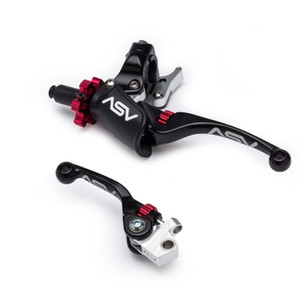F4 PRO Clutch and Brake Lever Pair Pack w/ Hot Start Perch # BCF41306PH