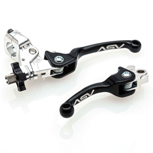 F2 Series Off-Road Clutch and Brake Lever Pair Pack w/ Hot Start Perch (For Yamaha) # BCF21306YSH