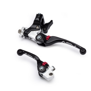 F4 Series Clutch and Brake Lever Pair Pack w/ Hot Start Perch (For Yamaha) # BCF41306YSH