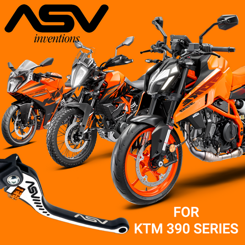 New ASV Unbreakable street levers for KTM 390 Duke, RC, Adventure series (plus 125-250!)