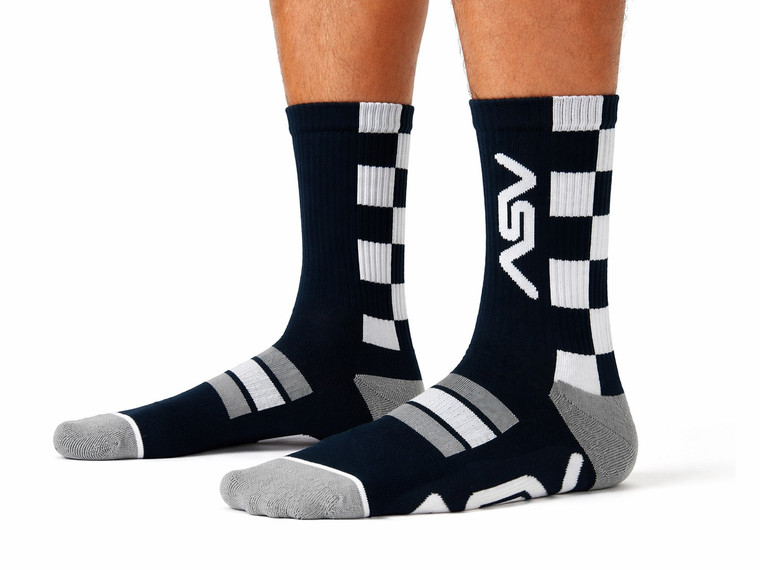 ASV X FUEL Podium Club Cotton Crew Socks