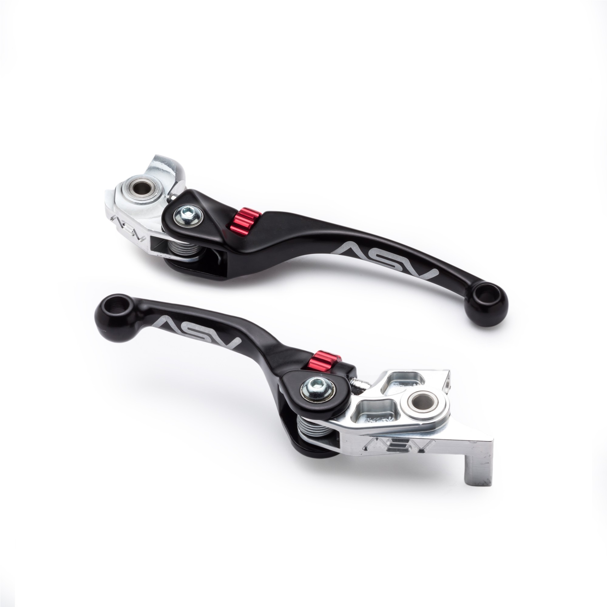 ASV Unbreakable F4 Clutch and Brake Lever Pack # BC F41414 Shorty Black 