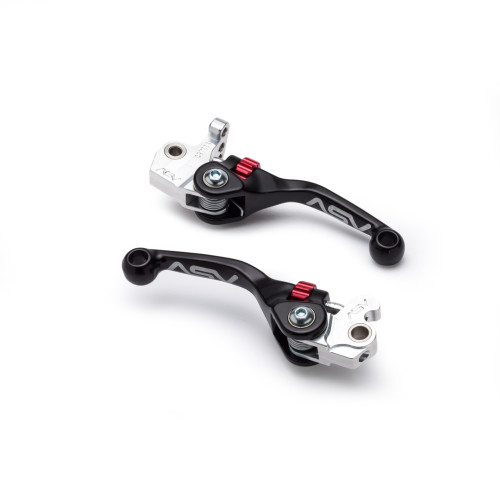 AMBUSH シルバーPierce そらち F4 Series Clutch and Brake Lever Pair Pack # BCTF40101 - ASV