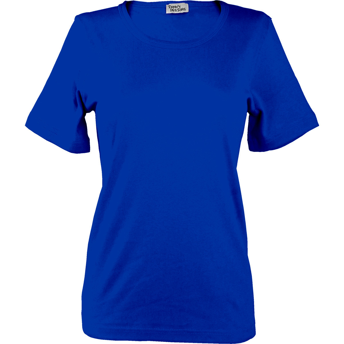 Short-Sleeve Scoop-Neck Top Plain (7003) - Shop Isaac's Designs