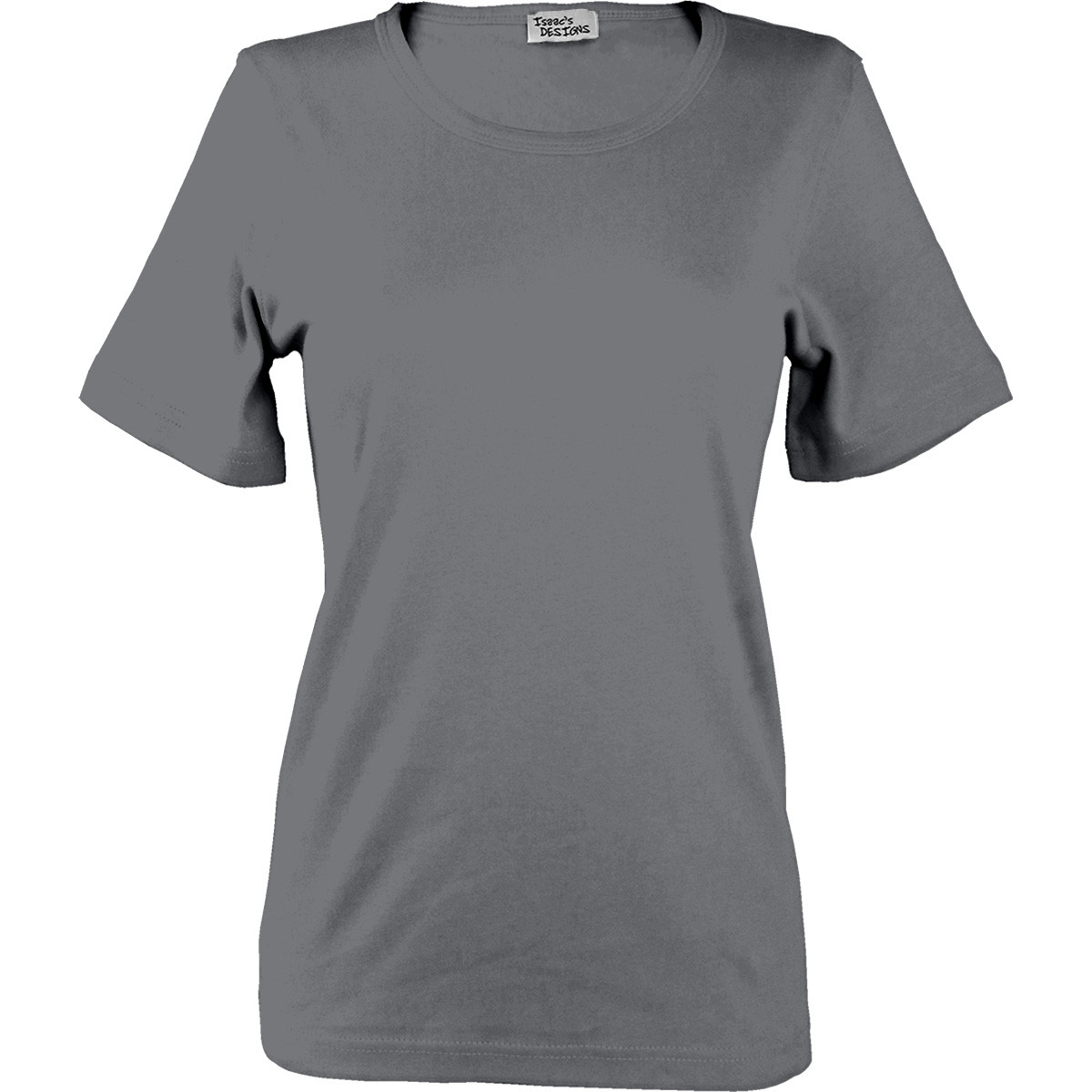 Short-Sleeve Scoop-Neck Top Plain (7003) - Shop Isaac's Designs