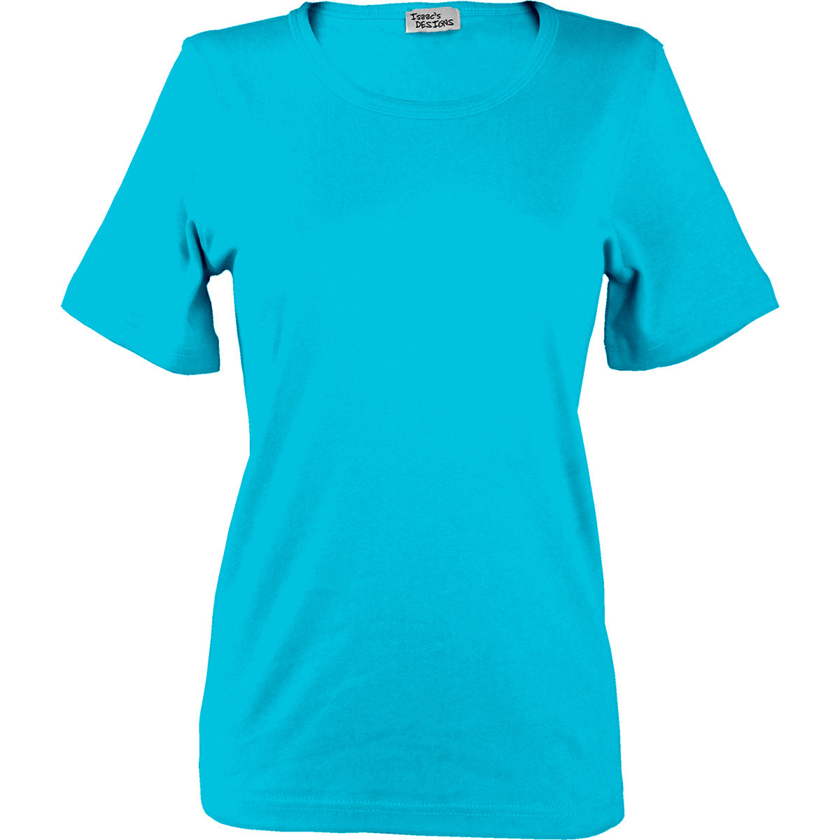 Short-Sleeve Scoop-Neck Top Plain (7003) - Shop Isaac's Designs