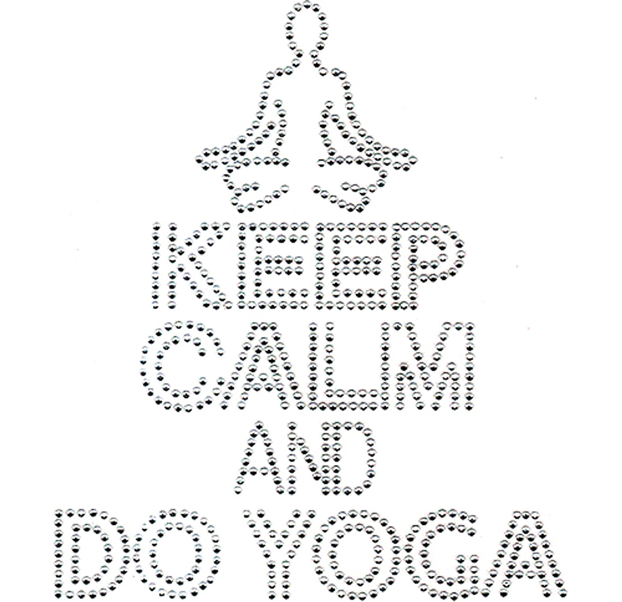 Keep Calm Do Yoga Design Iron On Shop Isaac S Designs