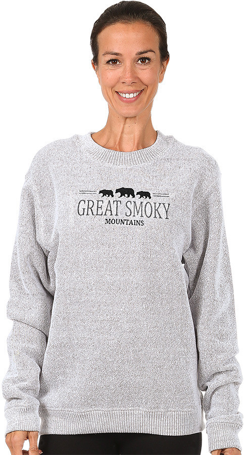 Embroidered Salt & Pepper Nantucket Crewneck Unisex Sweatshirt