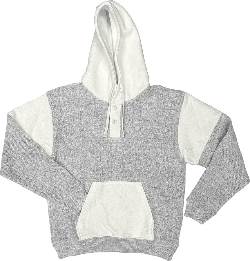 Nantucket Unisex 2-Button Pullover Hoodie (4086)