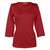 Maroon 3/4-Sleeve Scoop-Neck Top Plain (7006-MRN).