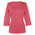 Rose 3/4-Sleeve Scoop-Neck Top Plain (7006-RSE).