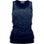 All Clear Scattered Stones Iron-On Design for K105 Tank Top (S4124-CLR), on K105 Navy (sold separately).