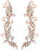 Brown, Orange, Copper & Green studs, and Sm. Topaz "Leaves & Vines" Decor Set Iron-On Design (S2144-FALL).